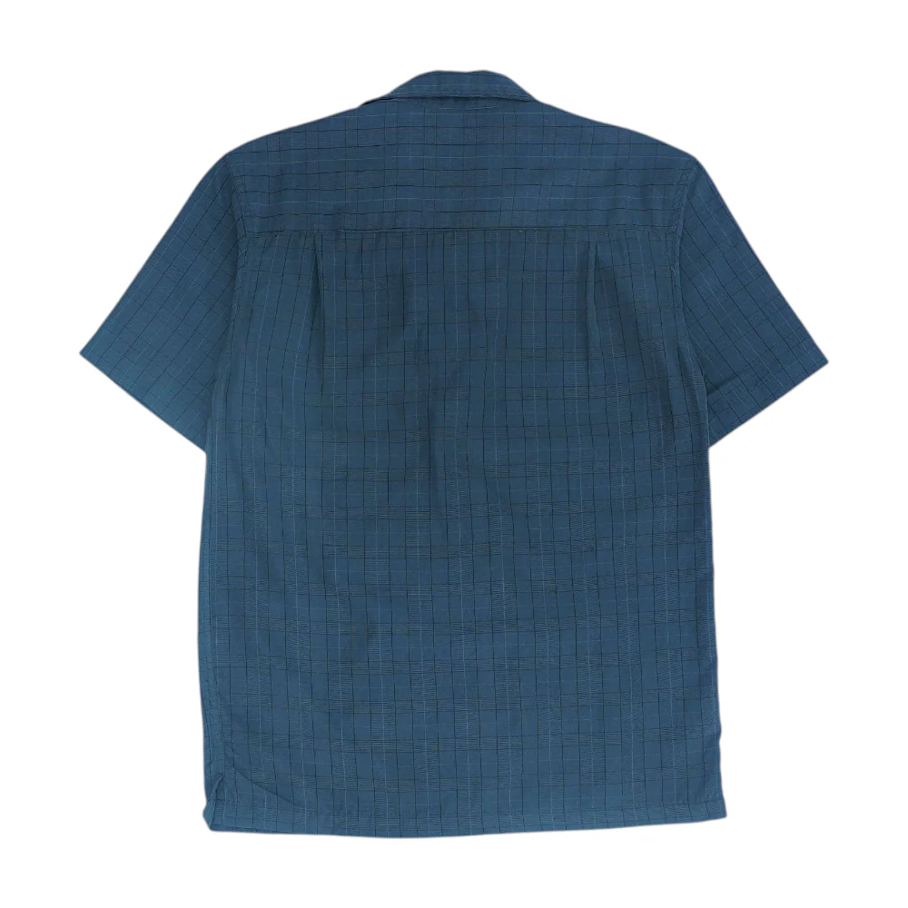 Black Plaid Short Sleeve Button Down - Image 2