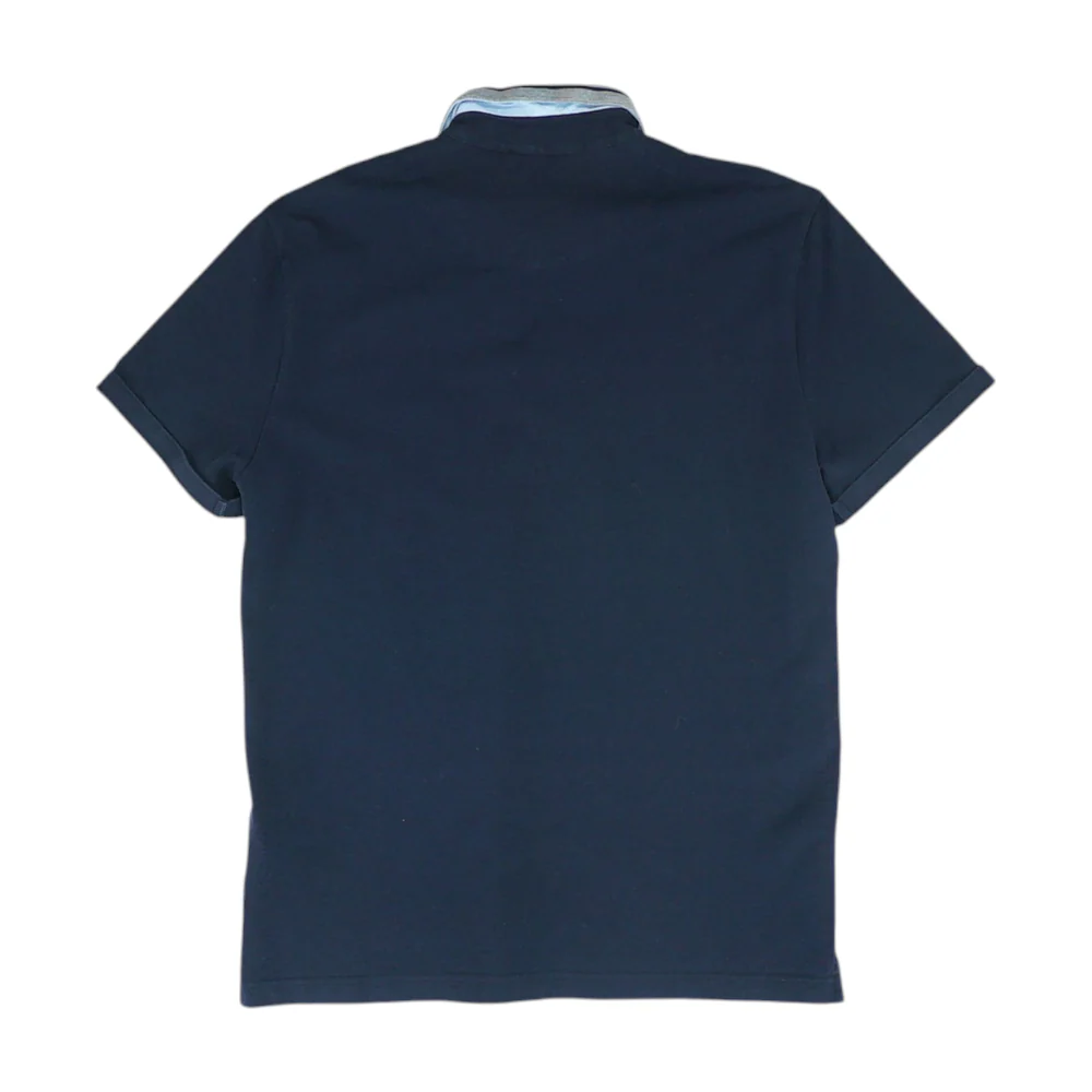 Navy Solid Short Sleeve Polo - Image 2