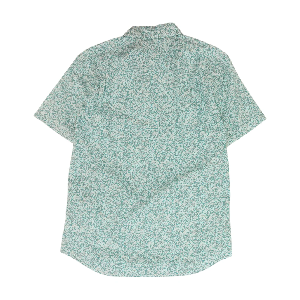 Blue Print Short Sleeve Button Down - Image 2