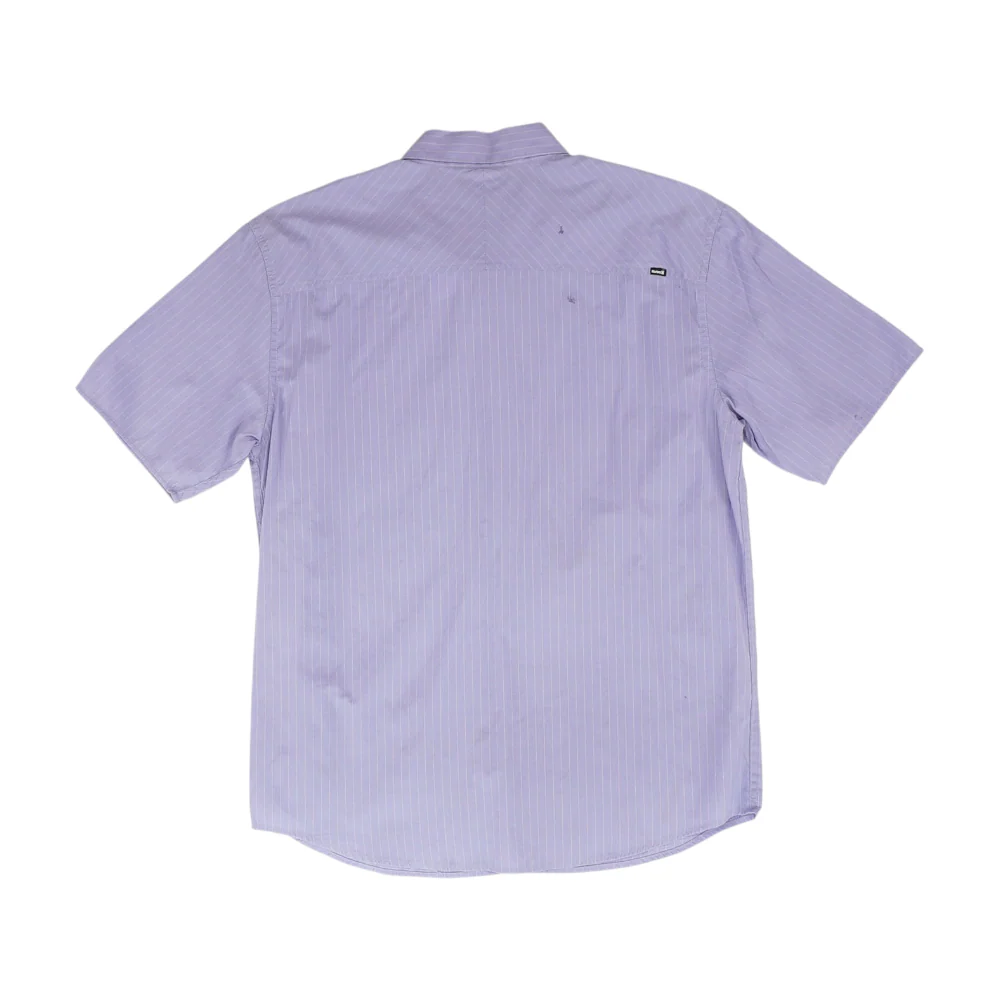 Purple Striped Short Sleeve Button Down - Image 2