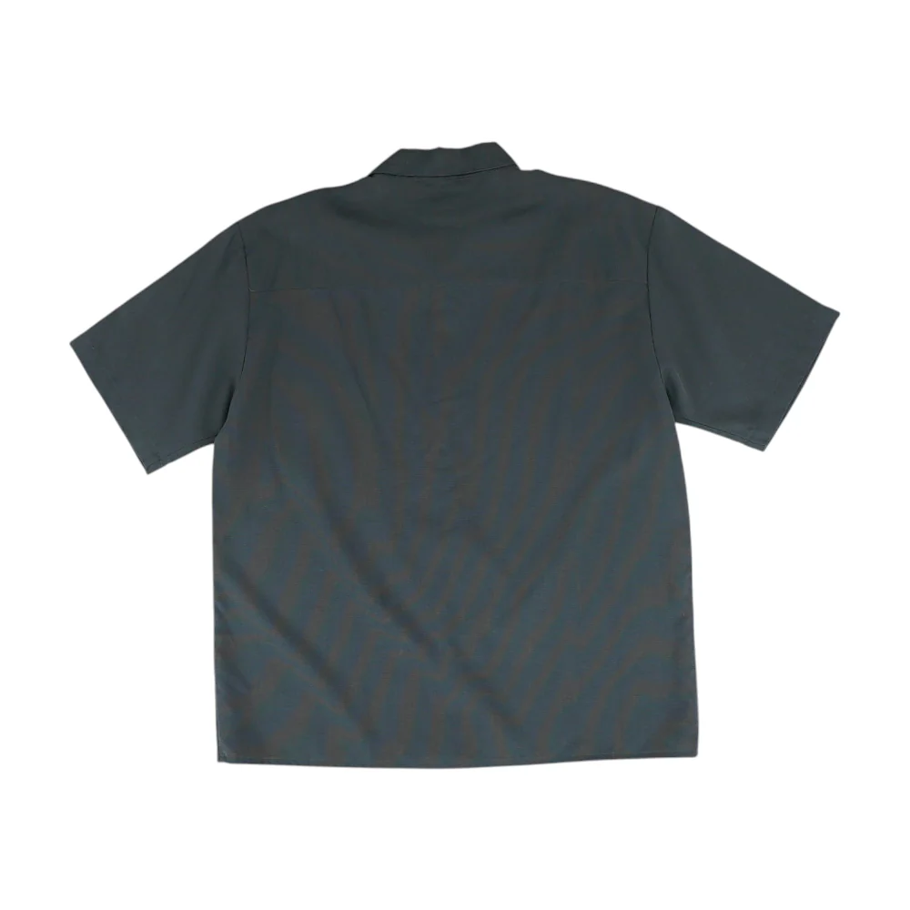 Charcoal Solid Short Sleeve Button Down - Image 2