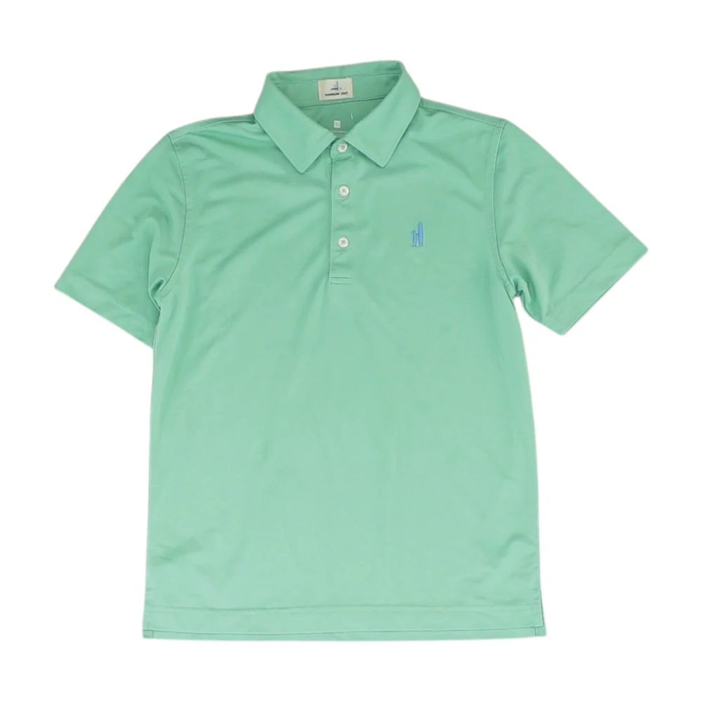 Green Short Sleeve Polo
