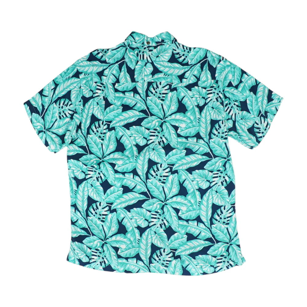 Navy Floral Short Sleeve Button Down - Image 2