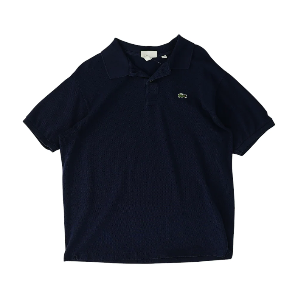 Navy Solid Short Sleeve Polo