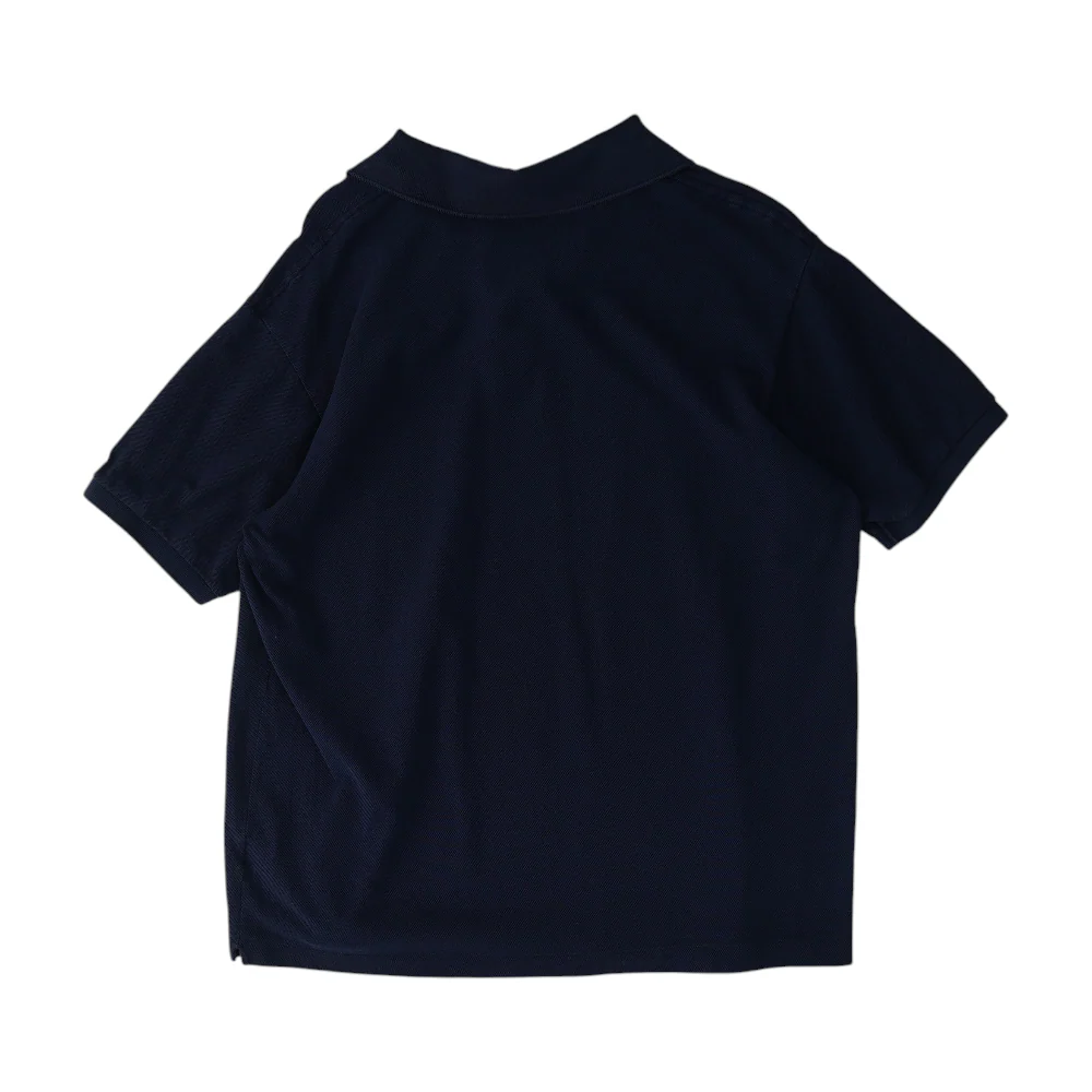 Navy Solid Short Sleeve Polo - Image 2