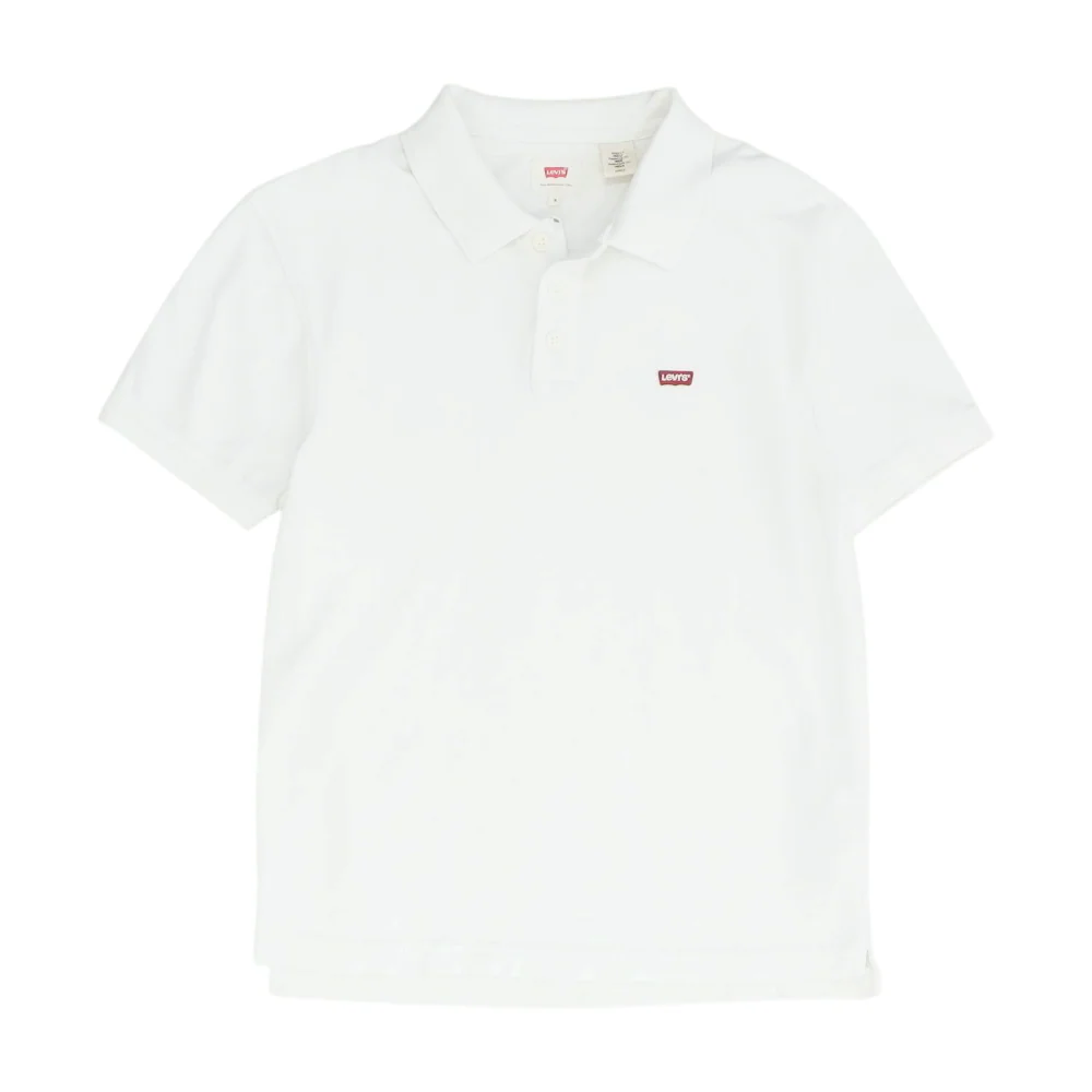 White Solid Short Sleeve Polo