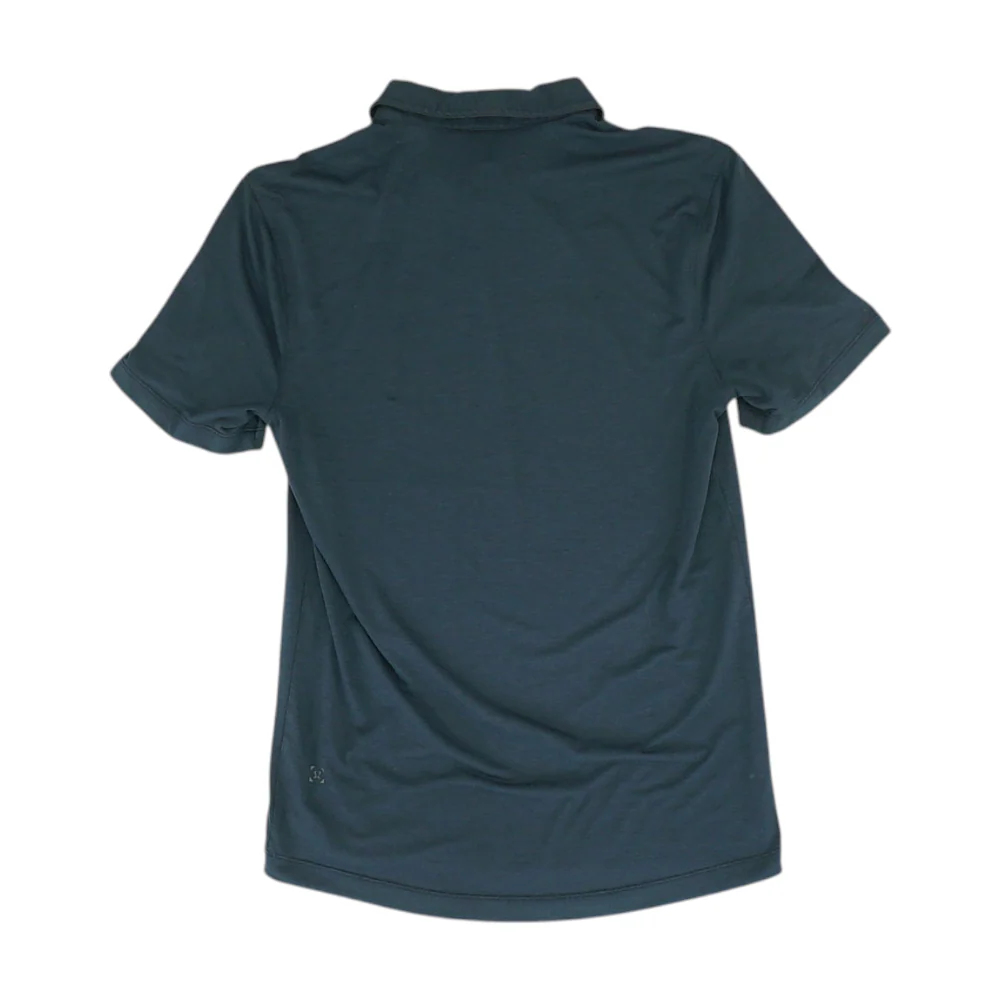 Navy Solid Short Sleeve Polo - Image 2