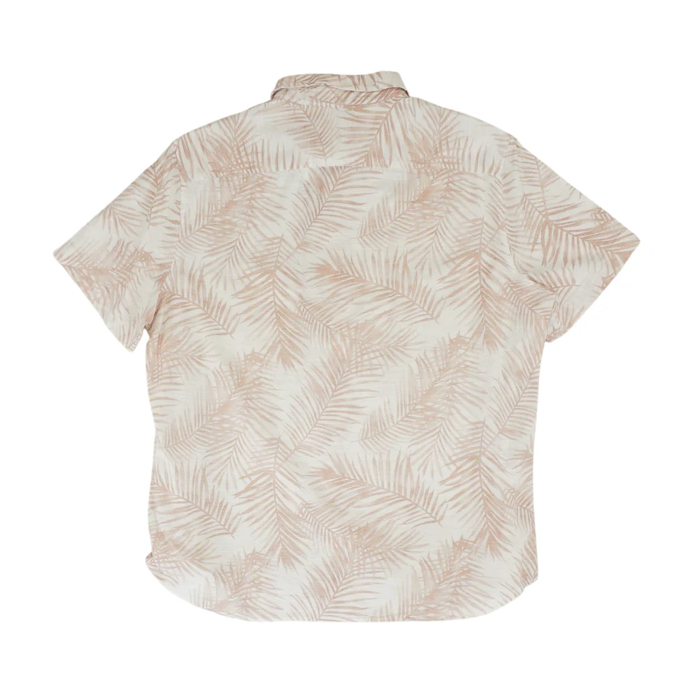 Pink Print Short Sleeve Button Down - Image 2