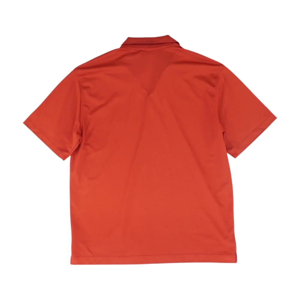 Red Solid Short Sleeve Polo - Image 2