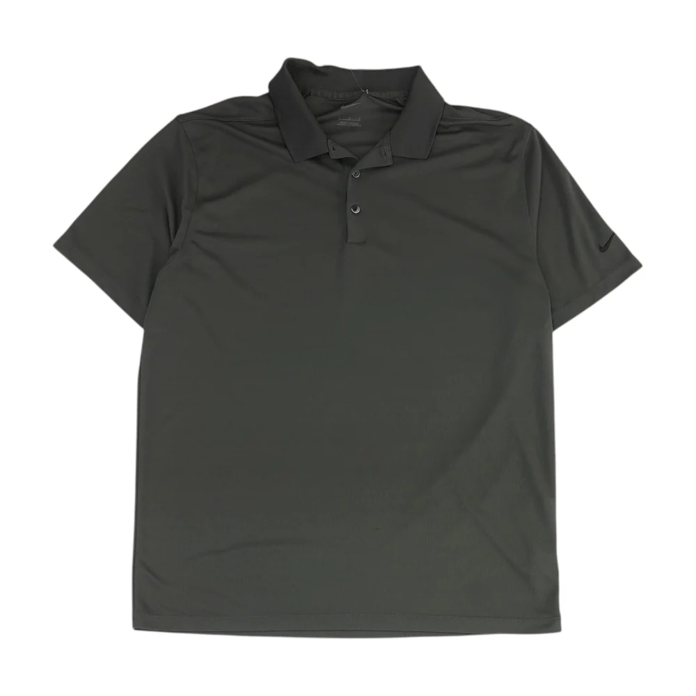 Charcoal Solid Short Sleeve Polo