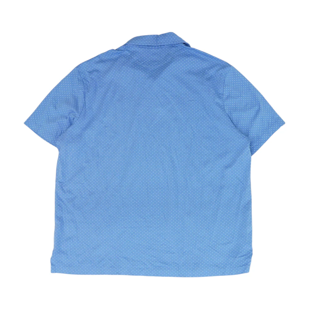 Blue Polka Dot Short Sleeve Polo - Image 2