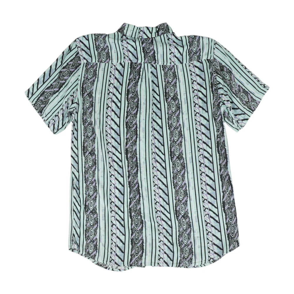Blue Print Short Sleeve Button Down - Image 2
