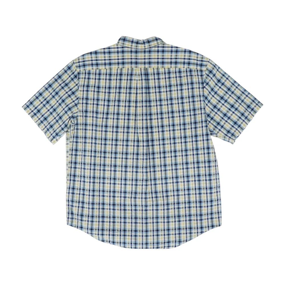 Blue Check Short Sleeve Button Down - Image 2