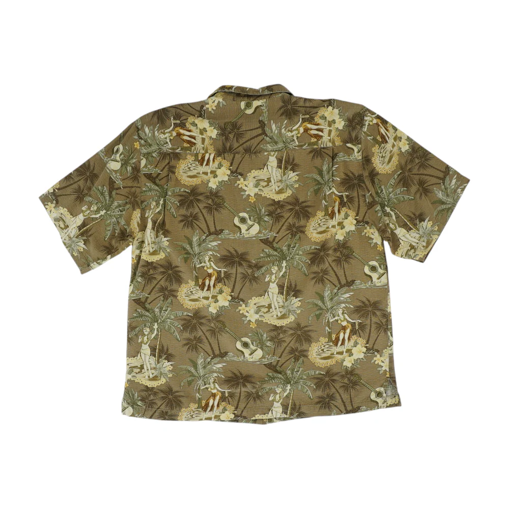 Brown Tropical Short Sleeve Button Down - Image 2