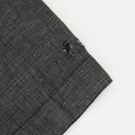 Black Solid Short Sleeve Button Down - Image 3