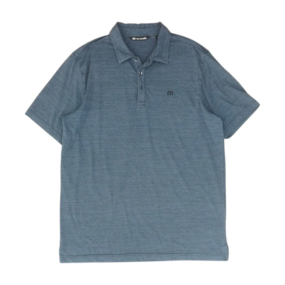 Navy Solid Short Sleeve Polo