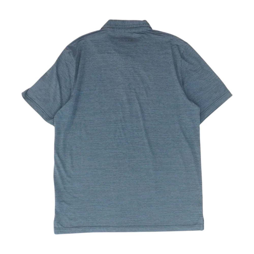Navy Solid Short Sleeve Polo - Image 2