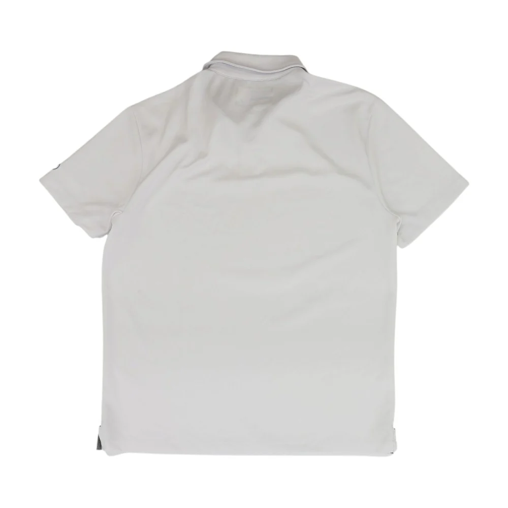 White Solid Short Sleeve Polo - Image 2