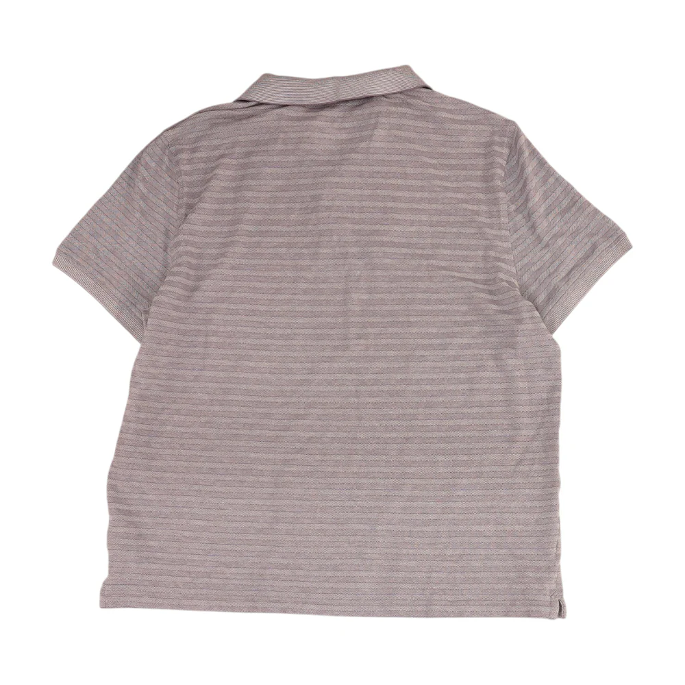Purple Striped Short Sleeve Polo - Image 2