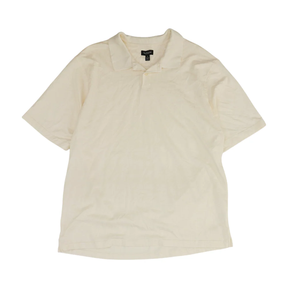 Ivory Solid Short Sleeve Polo