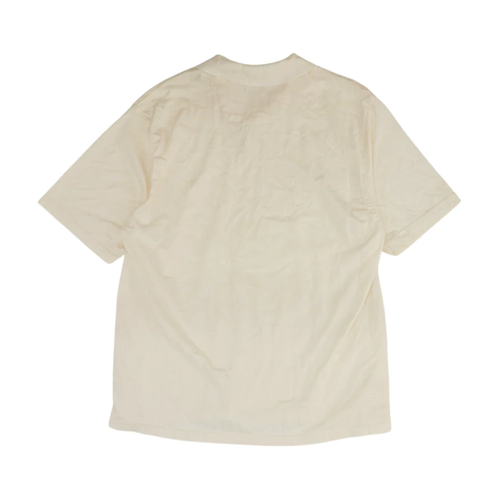 Ivory Solid Short Sleeve Polo - Image 2