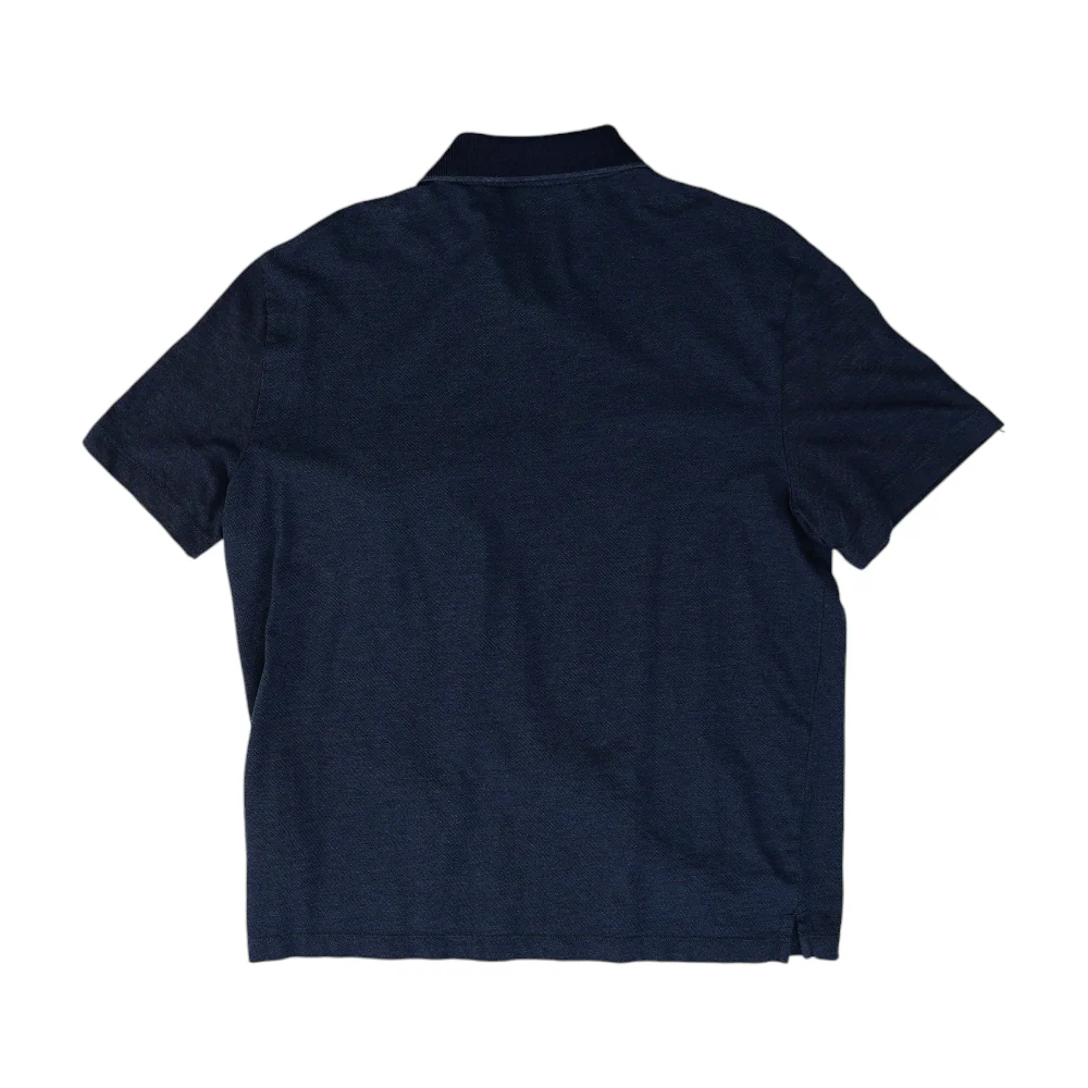 Navy Solid Short Sleeve Polo - Image 2