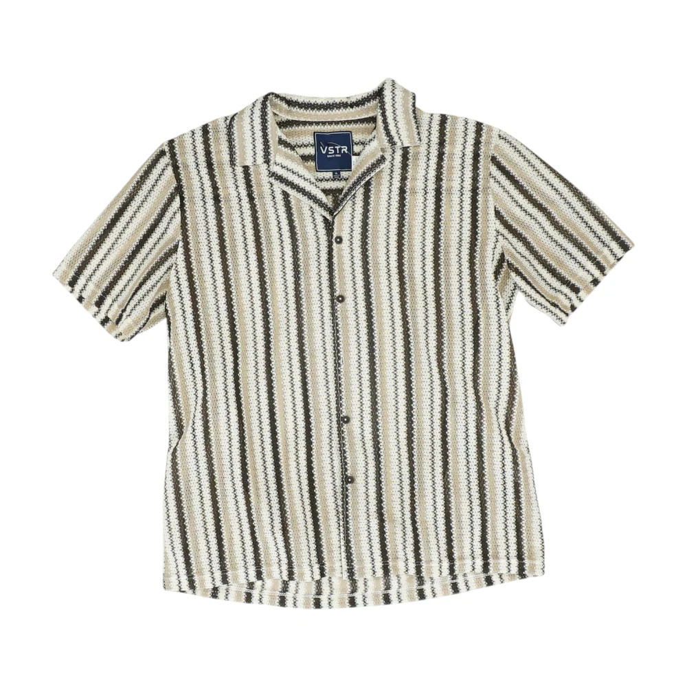 Multi Striped Short Sleeve Button Down