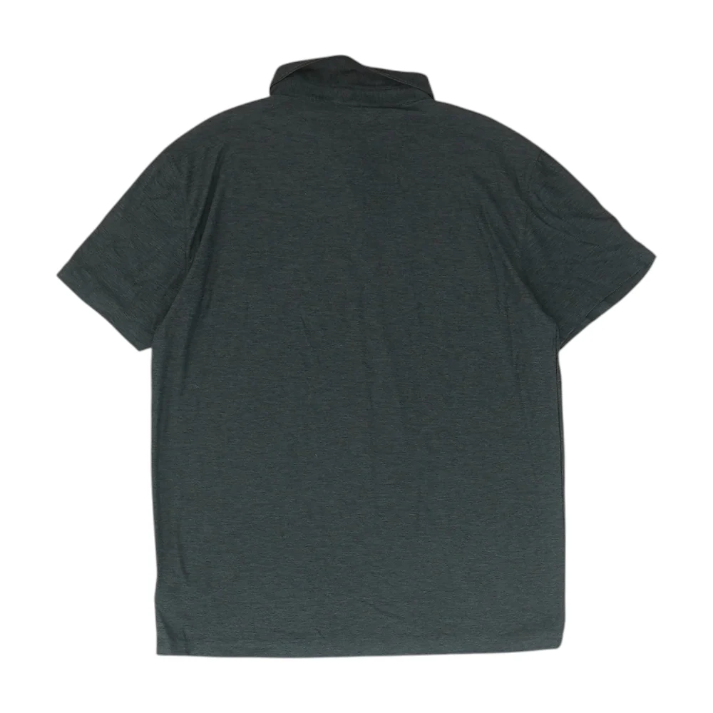 Charcoal Solid Short Sleeve Polo - Image 2