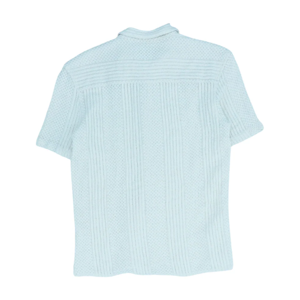 Ivory Solid Short Sleeve Button Down - Image 2