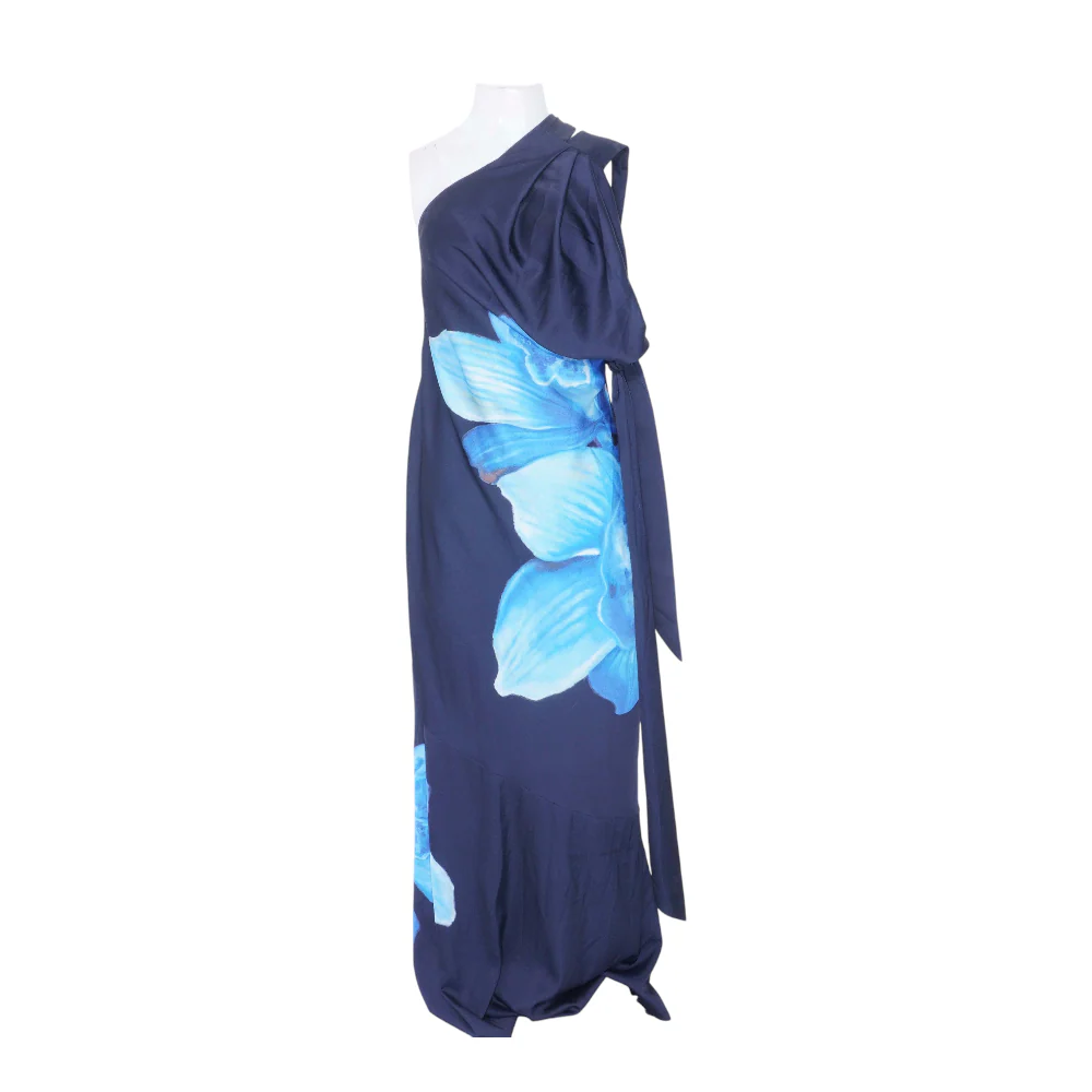 Navy Floral Maxi Dress
