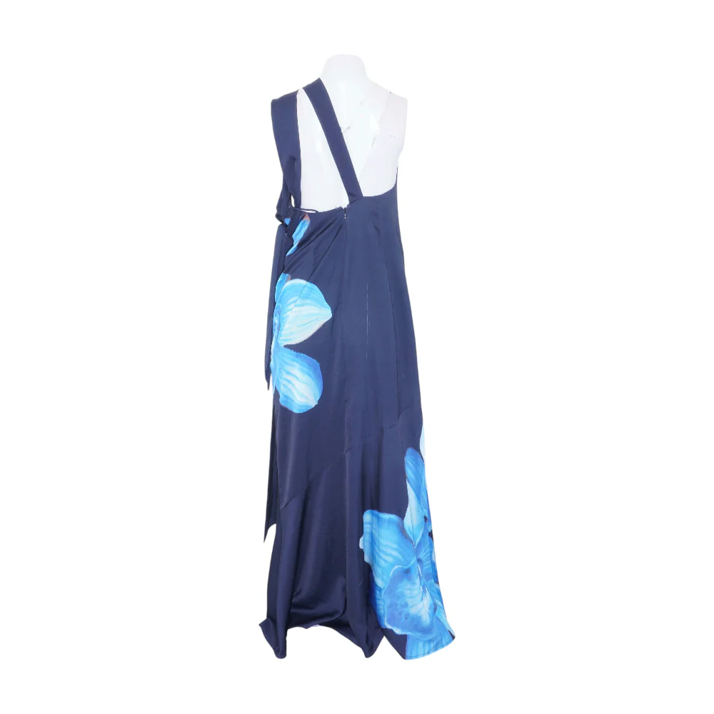 Navy Floral Maxi Dress - Image 2