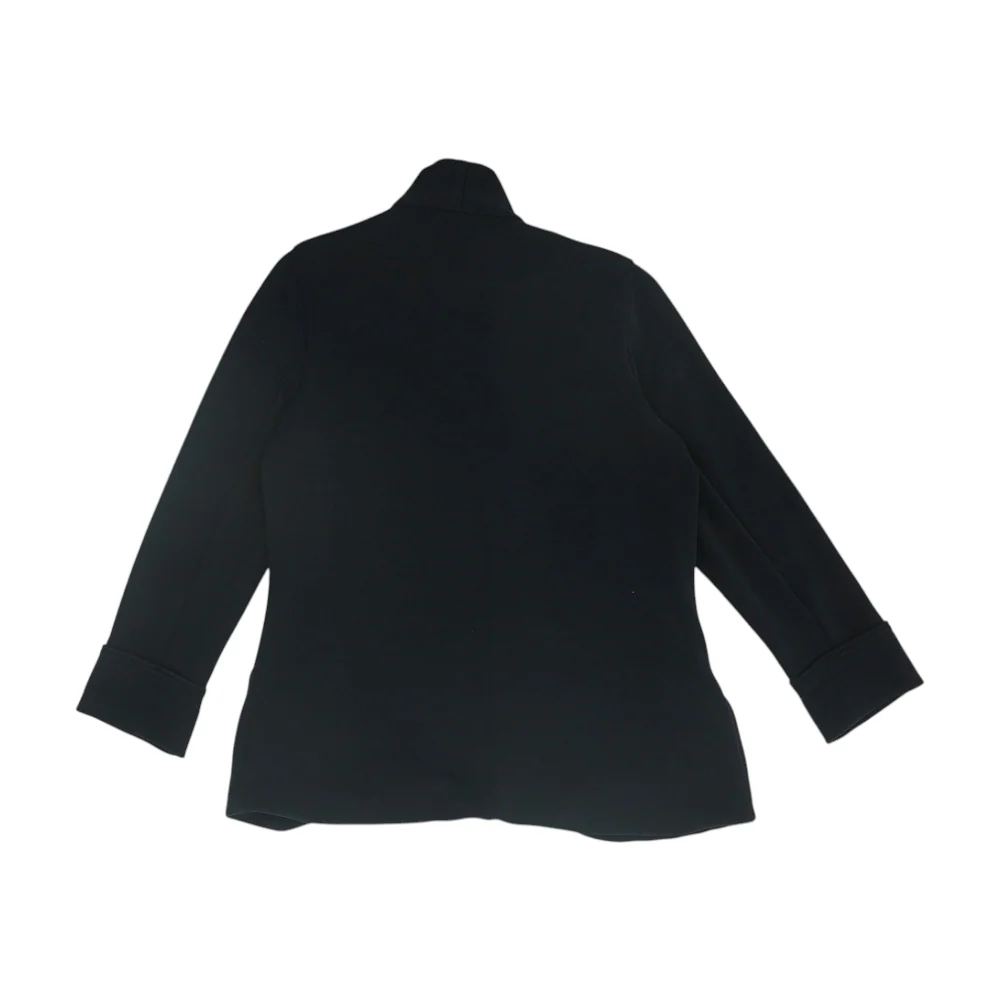 Black Solid Blazer - Image 2
