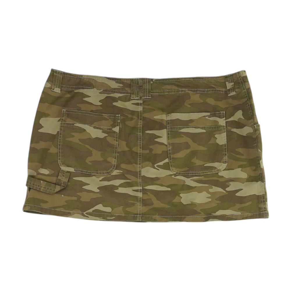 Green Camo Mini Skirt - Image 2