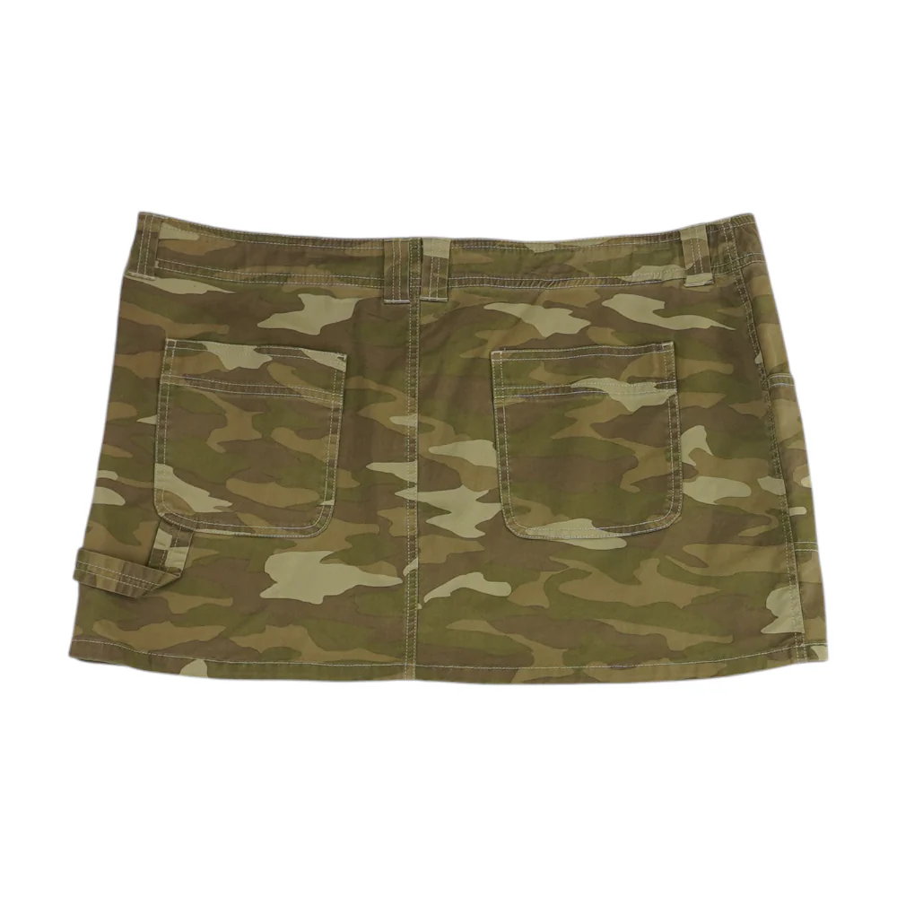 Green Camo Mini Skirt - Image 2