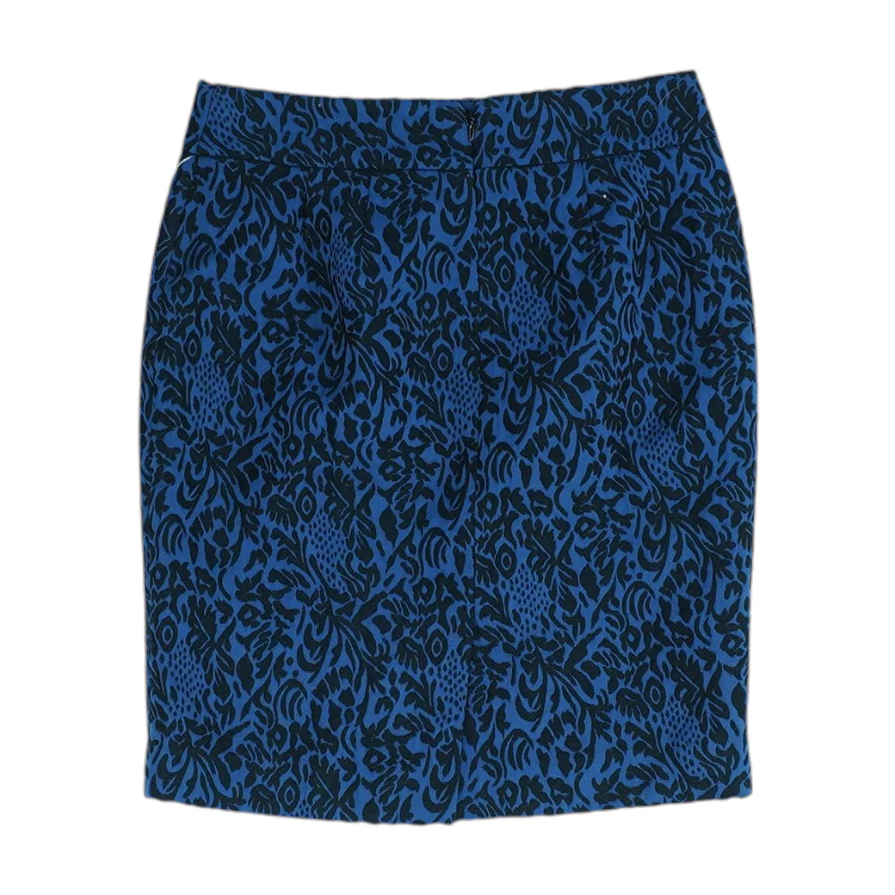 Blue Petite Print Mini Skirt - Image 2