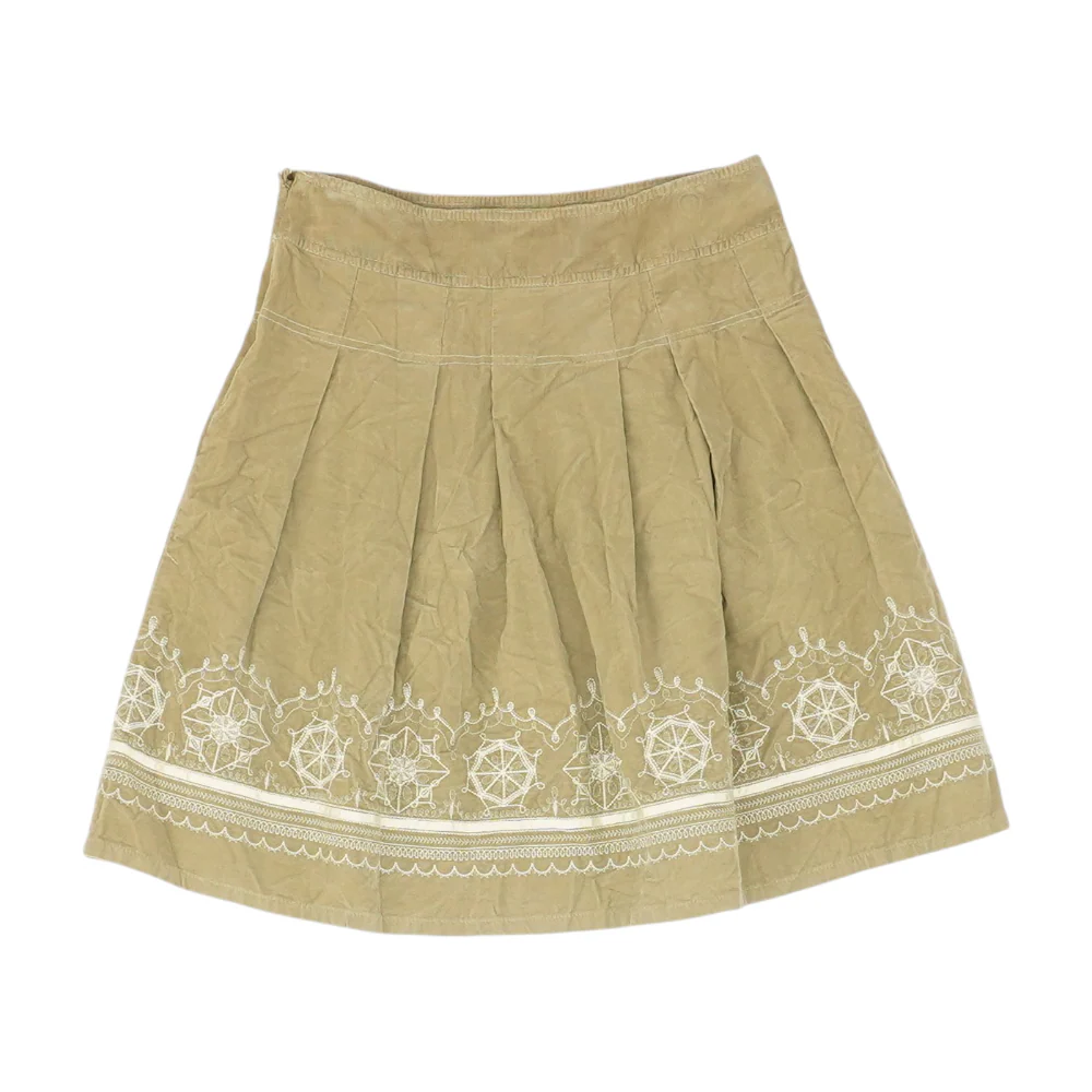 Tan Mini Skirt - Image 2