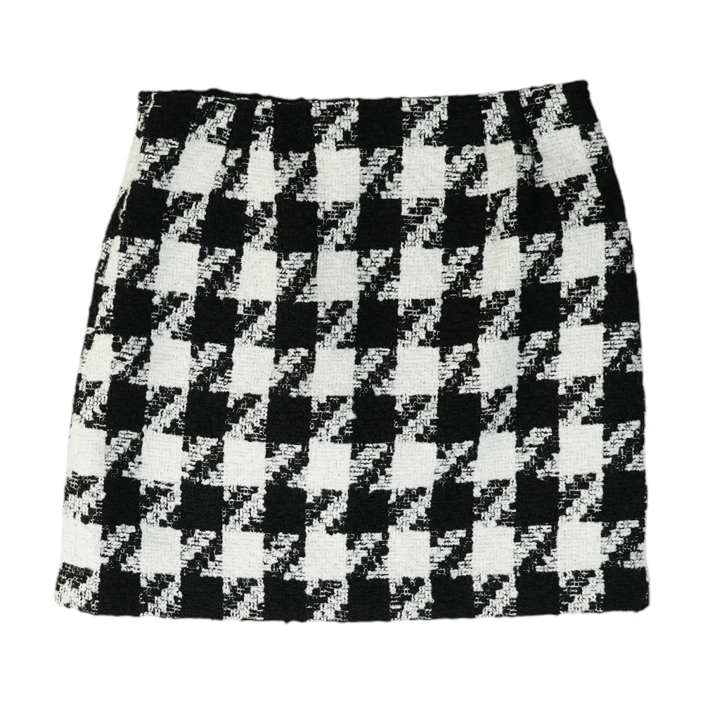 Black Check Mini Skirt - Image 2