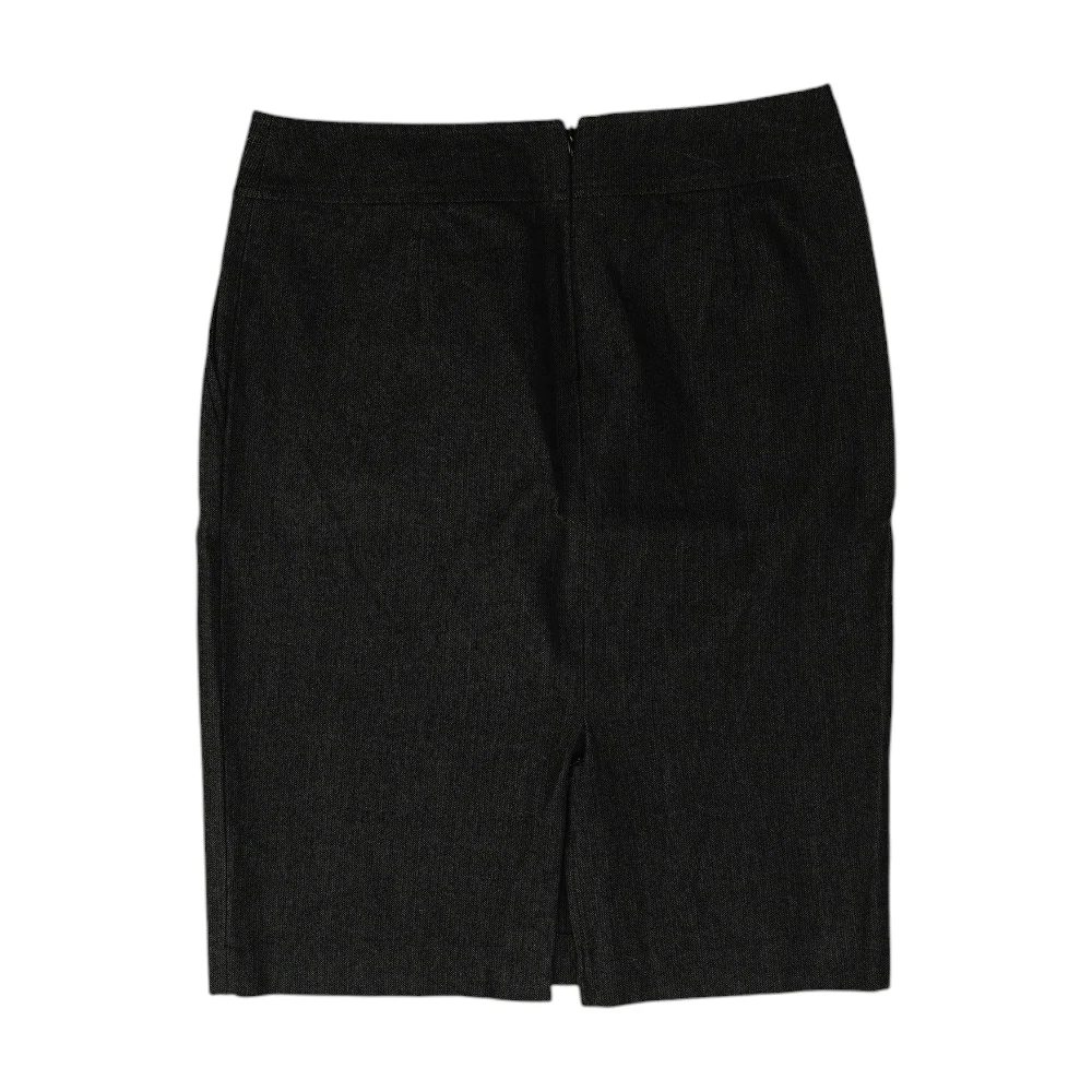 Charcoal Tall Herringbone Mini Skirt - Image 2