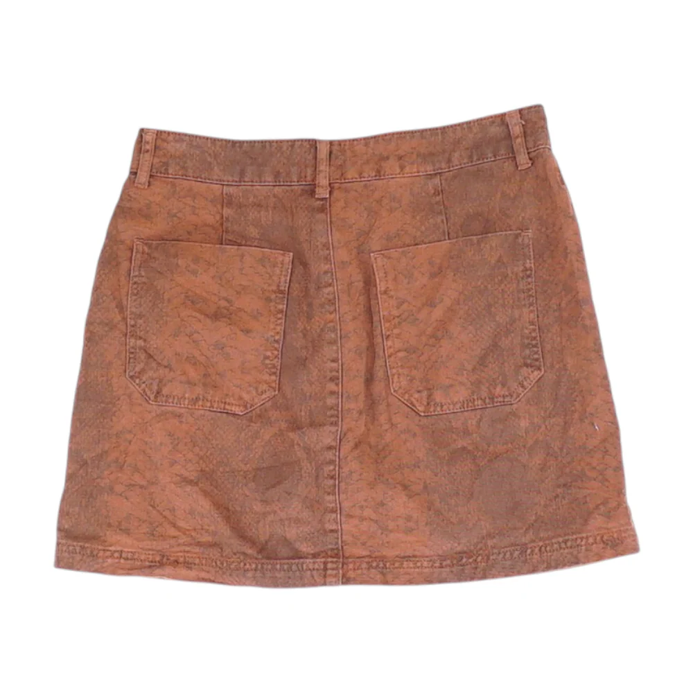 Red Animal Print Mini Skirt - Image 2