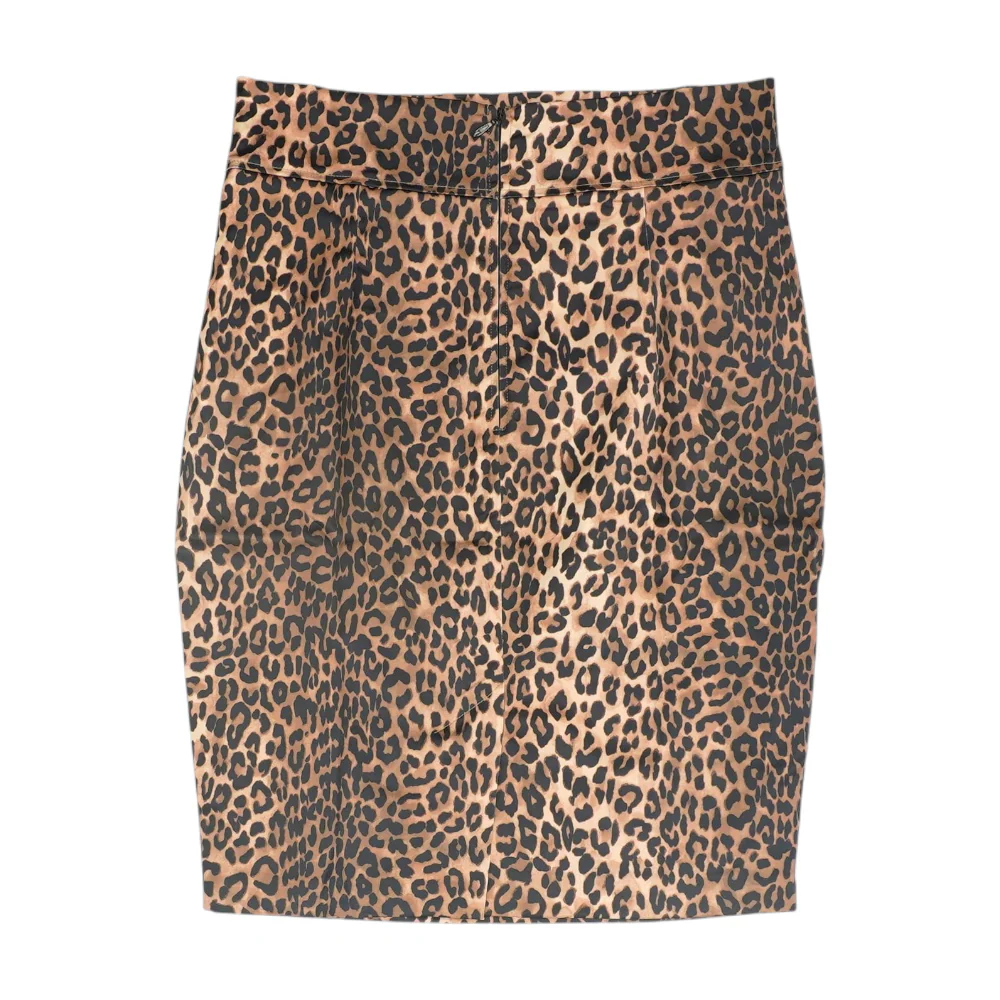 Brown Animal Print Midi Skirt - Image 2