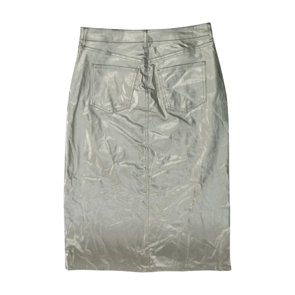Silver Midi Skirt - Image 2