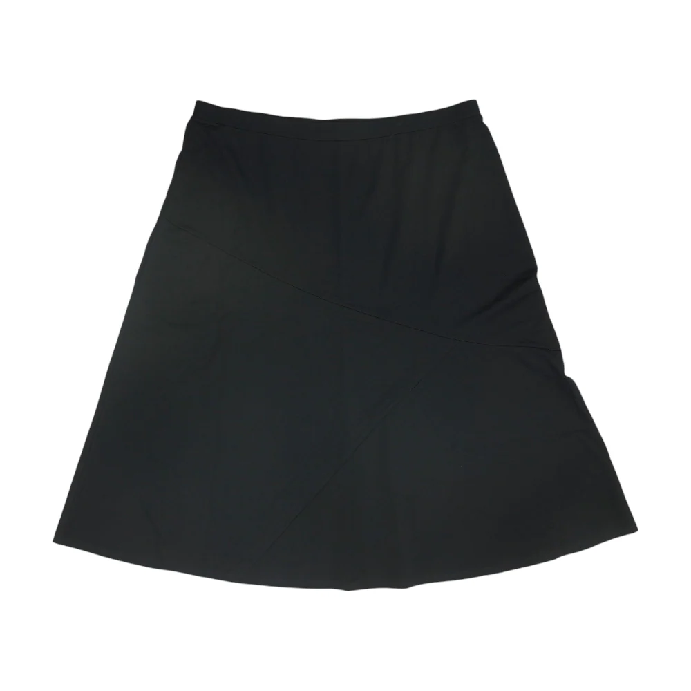 Black Plus Midi Skirt