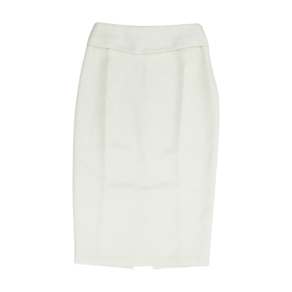 Beige Midi Skirt