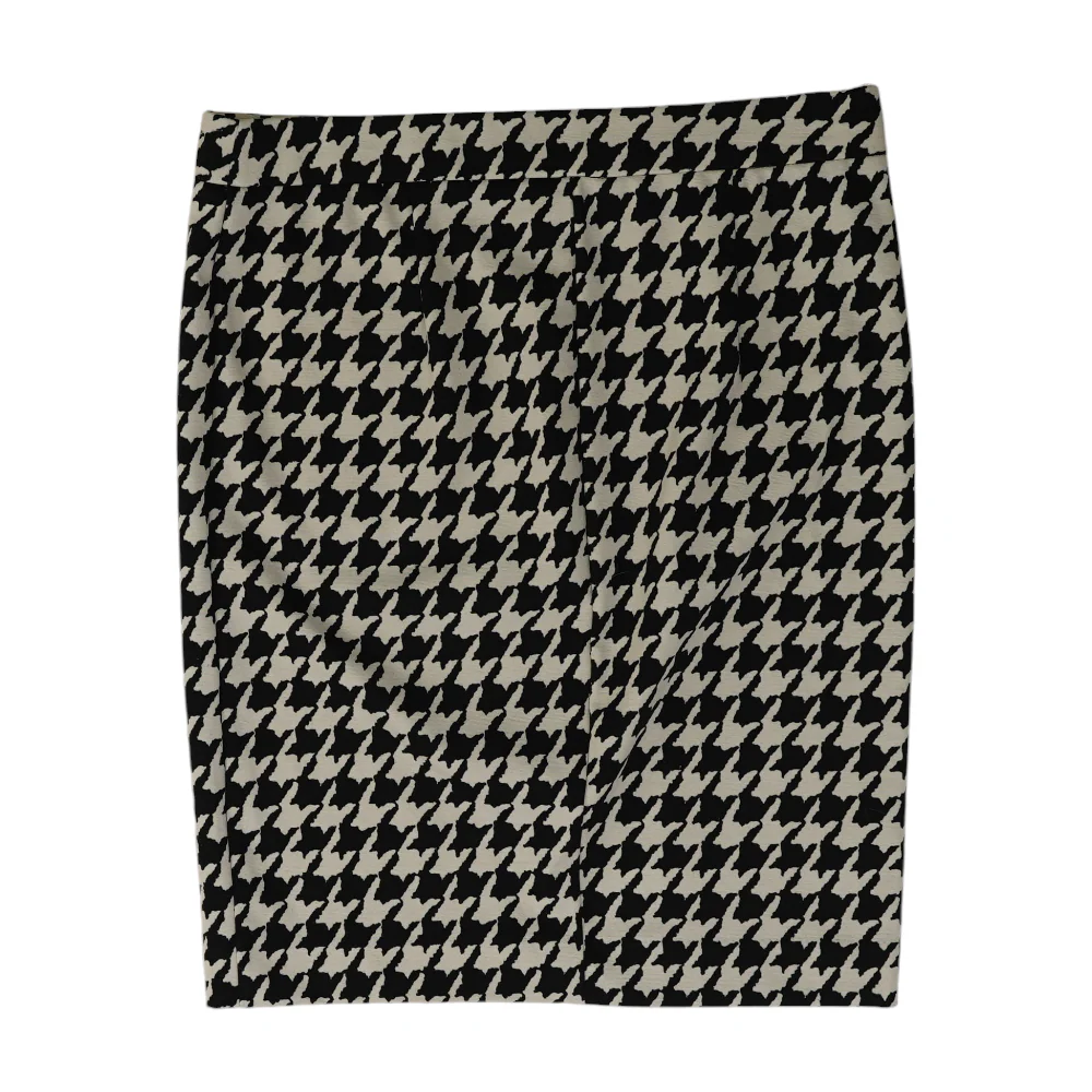 Black Houndstooth Mini Skirt - Image 2