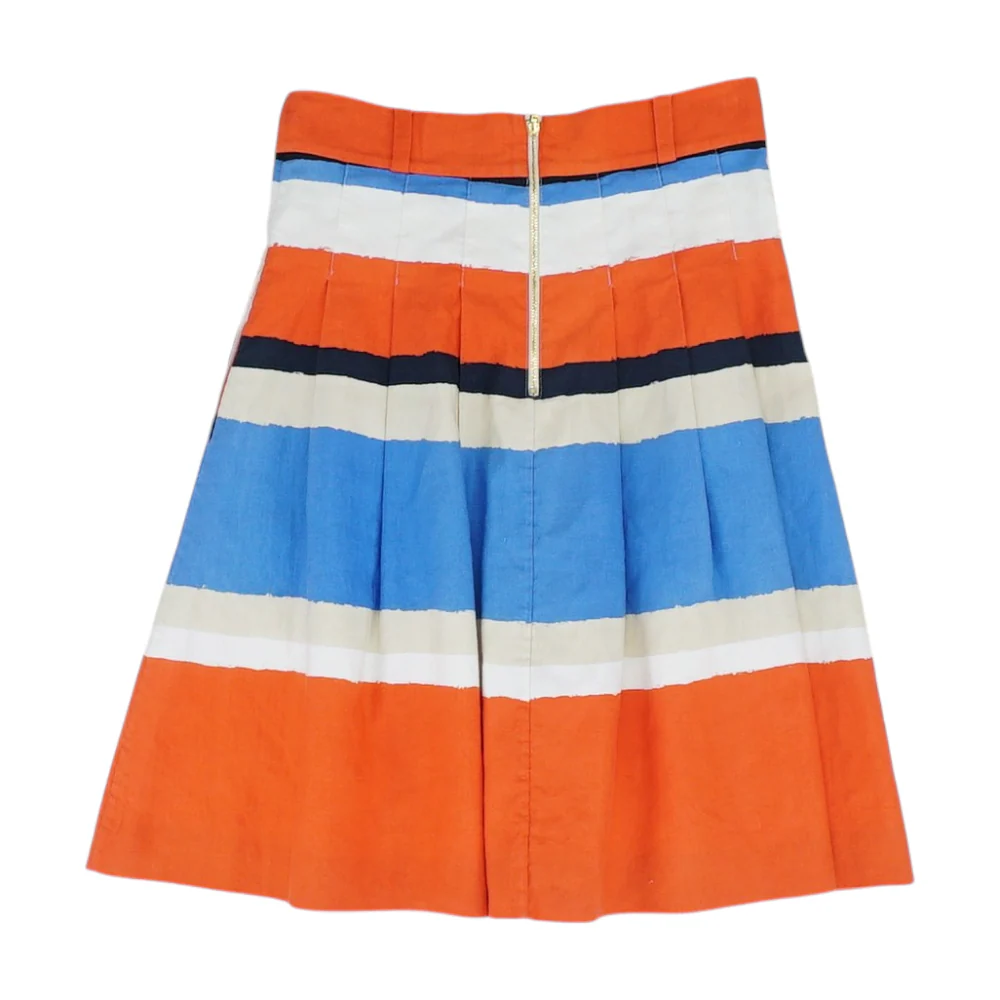 Red Striped Mini Skirt - Image 2