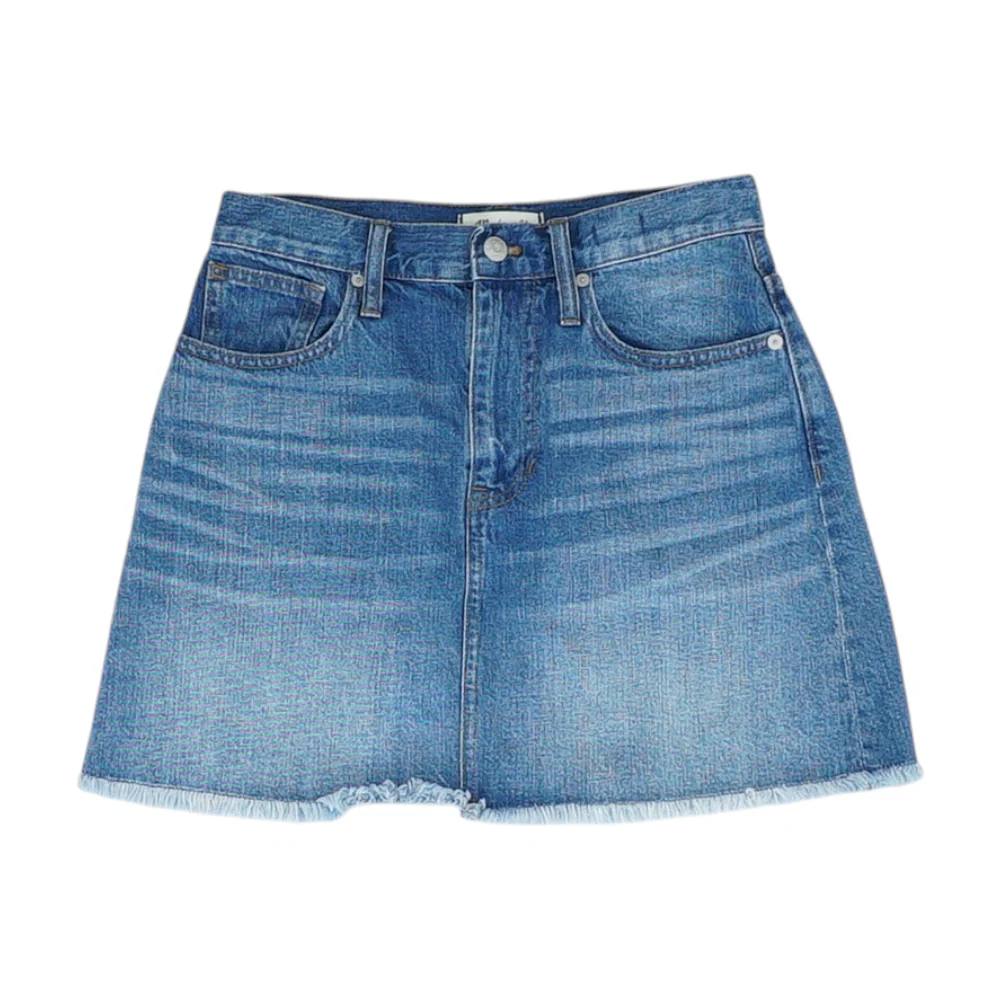 Blue Mini Skirt