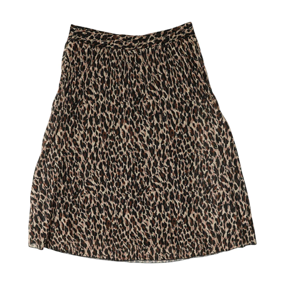 Black Plus Animal Print Midi Skirt - Image 2