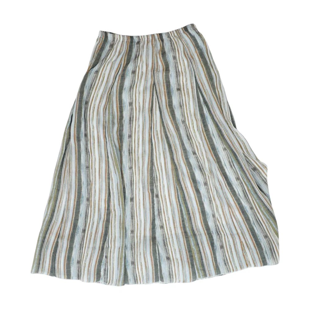 Multi Striped Maxi Skirt