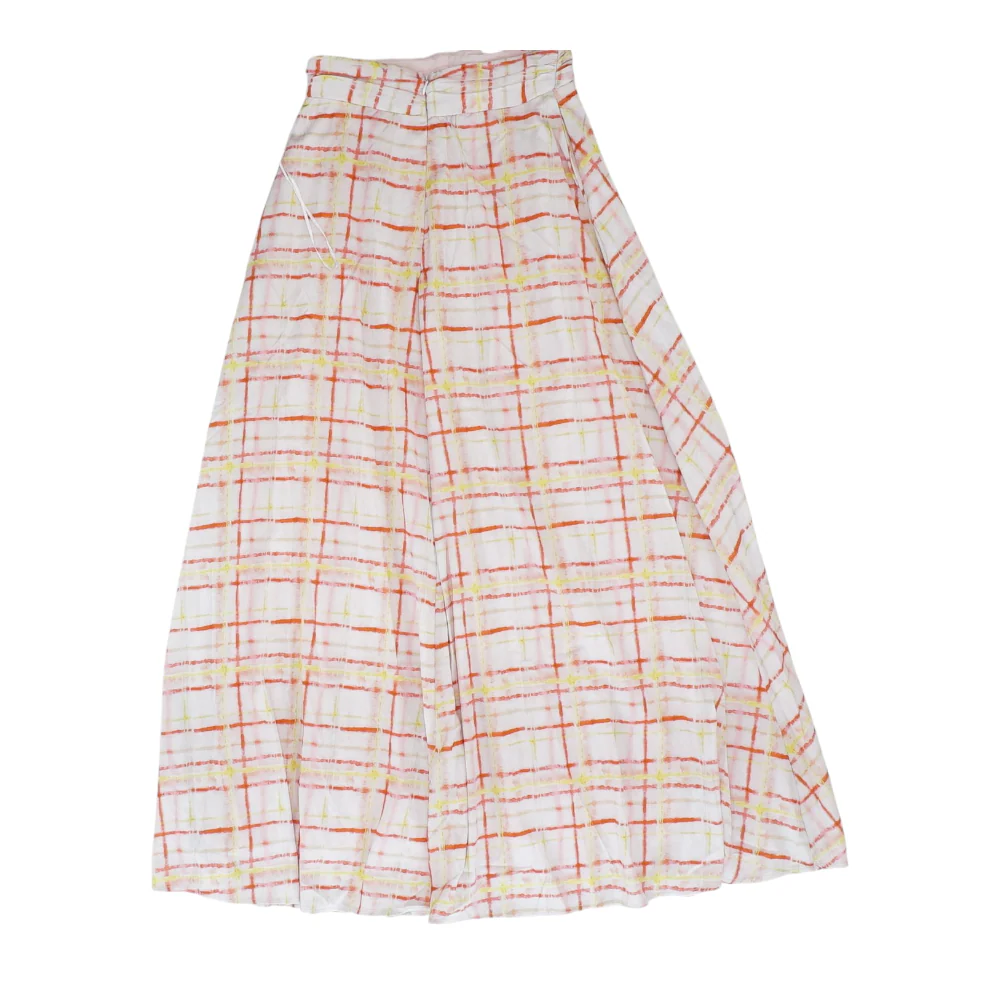 Pink Check Maxi Skirt - Image 2