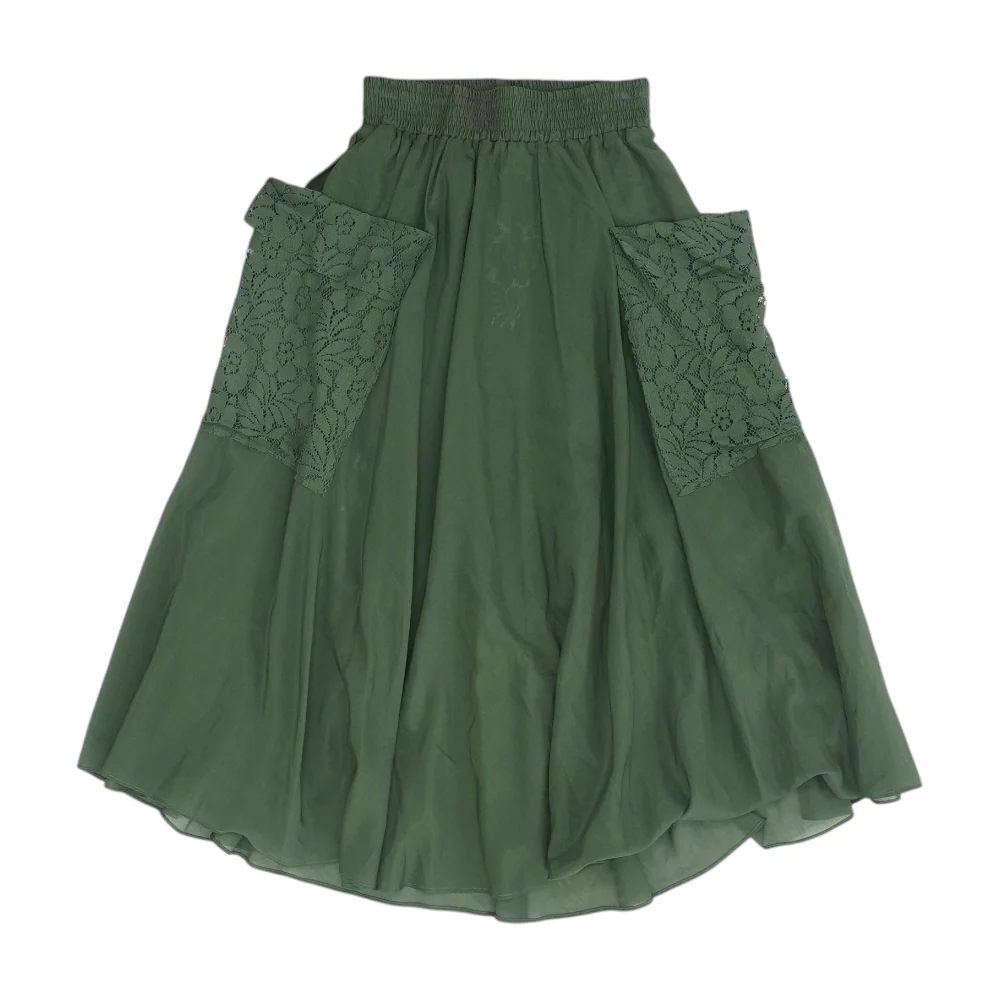 Green Midi Skirt